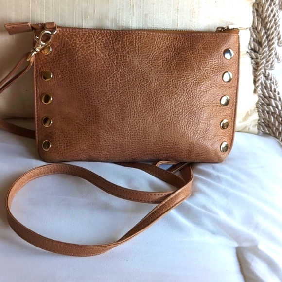HAMMITT Small Caramel Color Crossbody/ Clutch - Picture 5 of 16